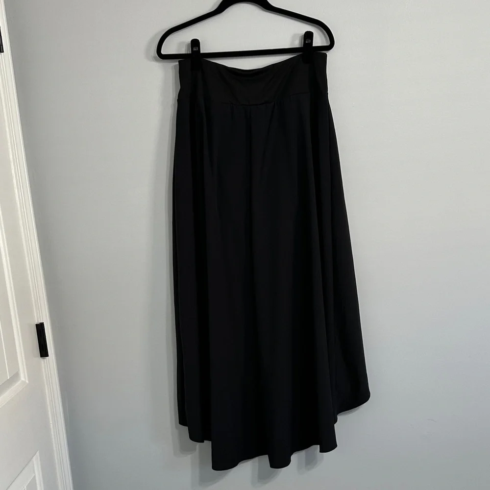 HALARA Black High Low Women's Skirt - Picture 4 of 7